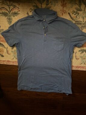 J. Crew Men's Garment Dyed Cotton polo